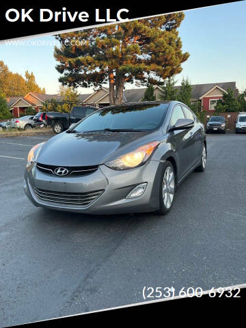 2013 Hyundai Elantra for sale at OK Drive LLC in Federal Way WA