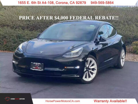 2022 Tesla Model 3 for sale at HorsePower Motors in Norco CA