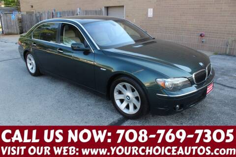 2006 BMW 7 Series for sale at Your Choice Autos in Posen IL