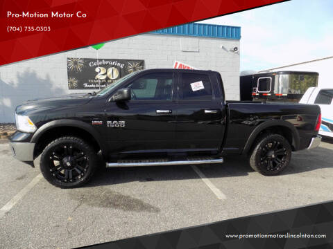 2015 RAM 1500 for sale at Pro-Motion Motor Co in Lincolnton NC