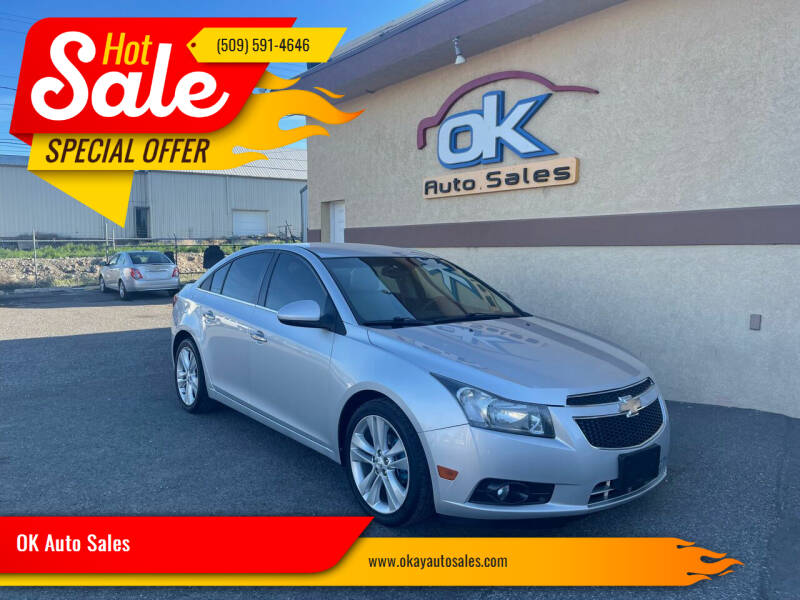 2012 Chevrolet Cruze for sale at OK Auto Sales in Kennewick WA