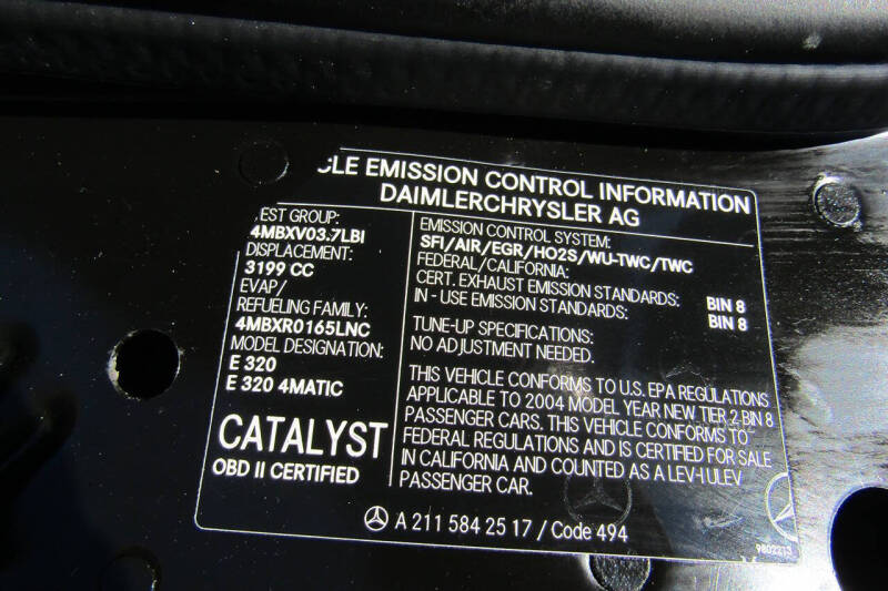2004 Mercedes-Benz E-Class E 320 4MATIC