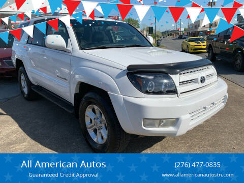 2004 Toyota 4Runner for sale at All American Autos in Kingsport TN