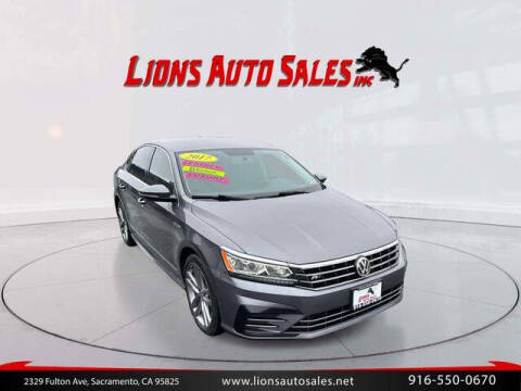 2017 Volkswagen Passat for sale at LIONS AUTO SALES in Sacramento CA