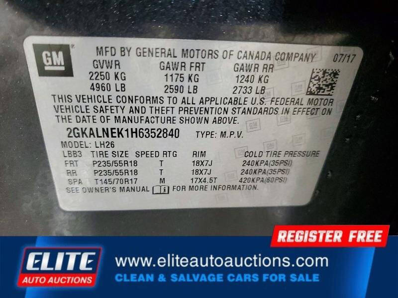 2017 GMC Terrain SLE-2