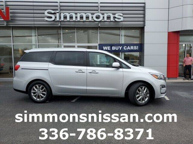2020 Kia Sedona for sale at SIMMONS NISSAN INC in Mount Airy NC