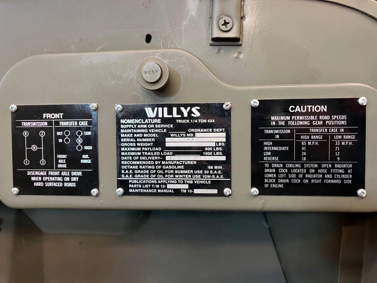 1942 Willys MB Jeep 48