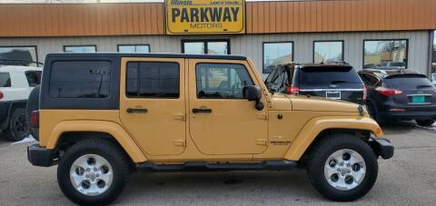 2014 Jeep Wrangler Unlimited for sale at Parkway Motors in Springfield IL