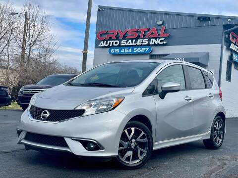 2015 Nissan Versa Note for sale at Crystal Auto Sales Inc in Nashville TN