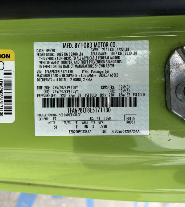 2020 Ford Mustang GT Premium