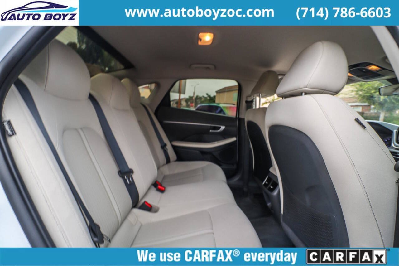 2021 Hyundai SONATA Hybrid for sale at Auto Boyz in Garden Grove, CA