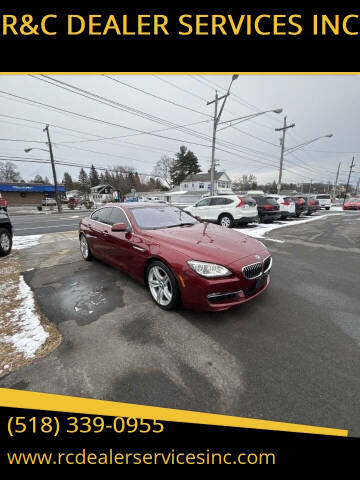 2014 BMW 6 Series for sale at R&C DEALER SERVICES INC in Cohoes NY
