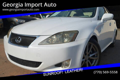 2008 Lexus IS 250 for sale at Georgia Import Auto in Alpharetta GA