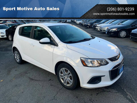 2017 Chevrolet Sonic for sale at Sport Motive Auto Sales in Seattle WA