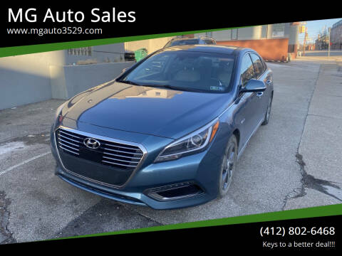 2016 Hyundai Sonata Hybrid for sale at MG Auto Sales in Pittsburgh PA