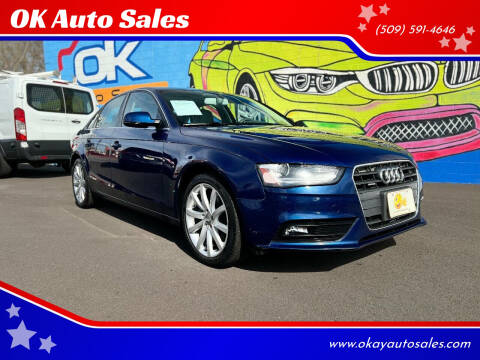 2013 Audi A4 for sale at OK Auto Sales in Kennewick WA