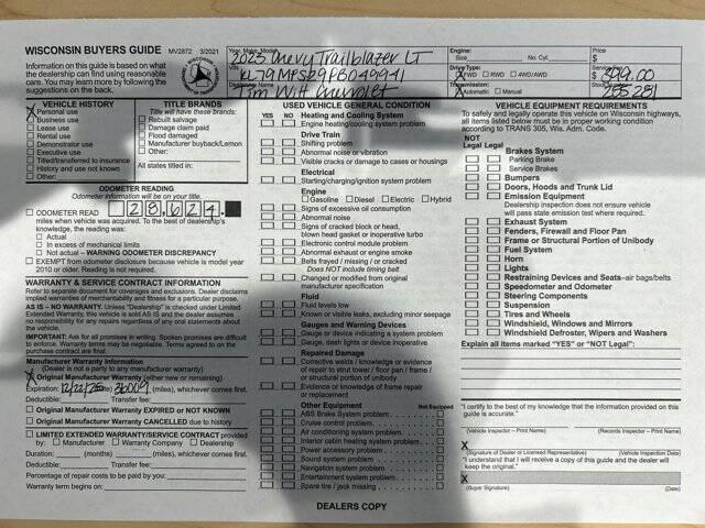 2023 Chevrolet TrailBlazer LT