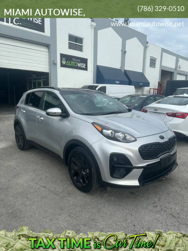 2021 Kia Sportage for sale at MIAMI AUTOWISE, LLC. in Miami FL