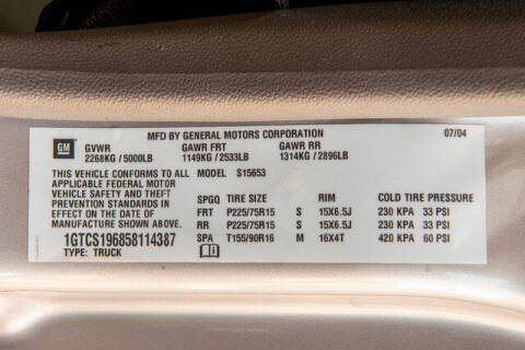 2005 GMC Canyon Z71 SLE