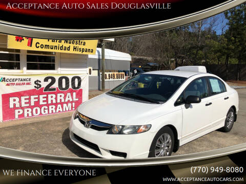 2010 Honda Civic for sale at Acceptance Auto Sales Douglasville in Douglasville GA