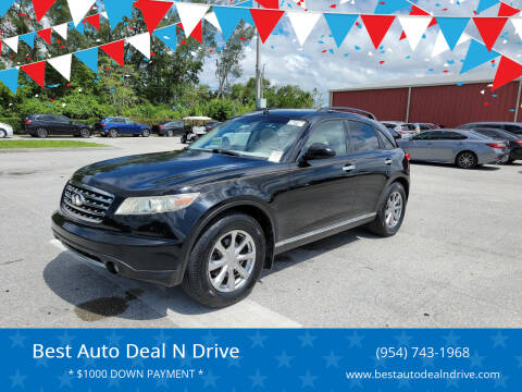2007 Infiniti FX35 for sale at Best Auto Deal N Drive in Hollywood FL
