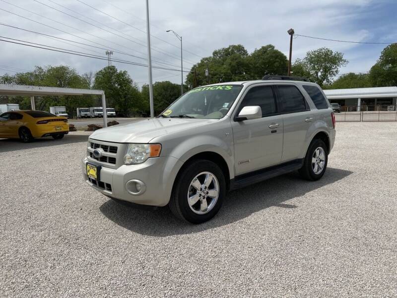 2008 Ford Escape for sale at Bostick's Auto & Truck Sales LLC in Brownwood TX