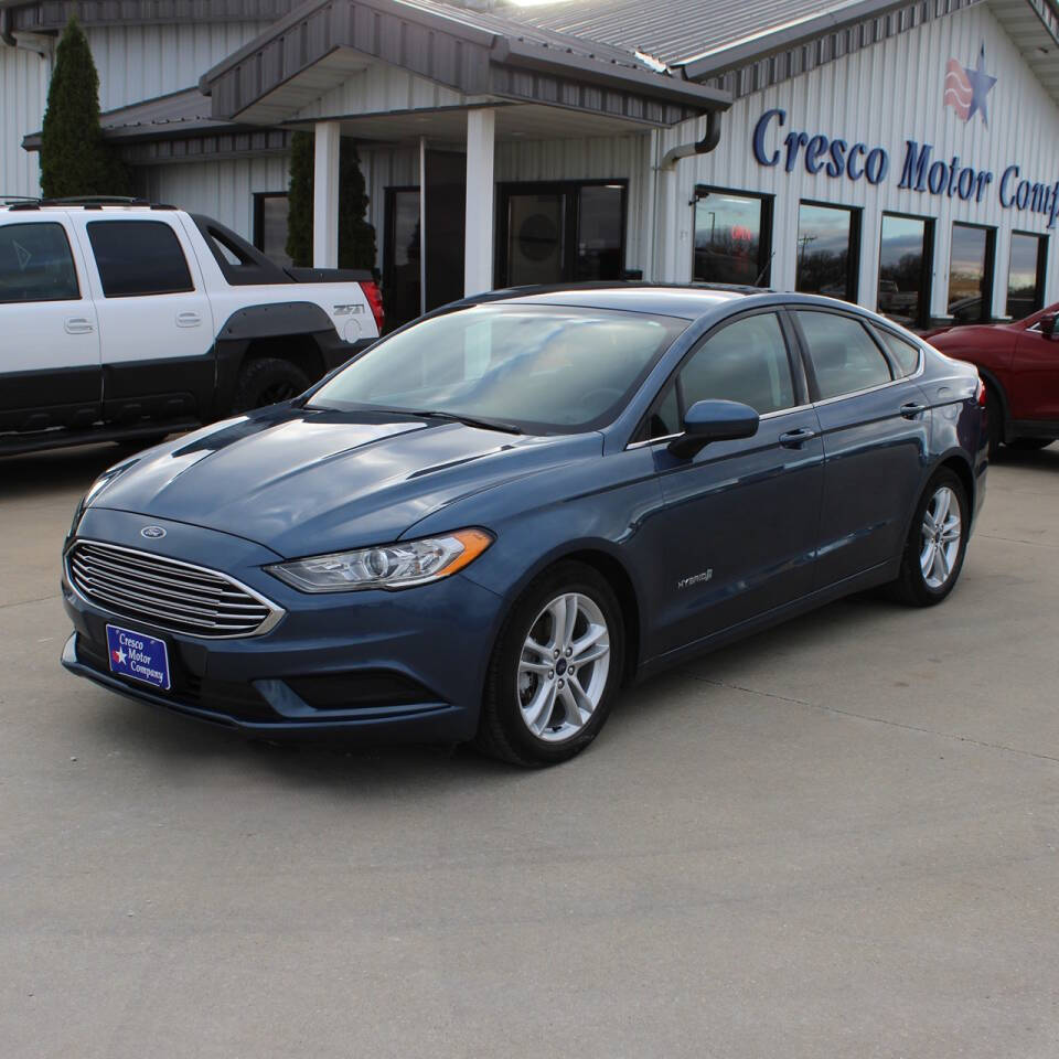 2018 Ford Fusion Hybrid for sale at Cresco Motor Company in Cresco, IA