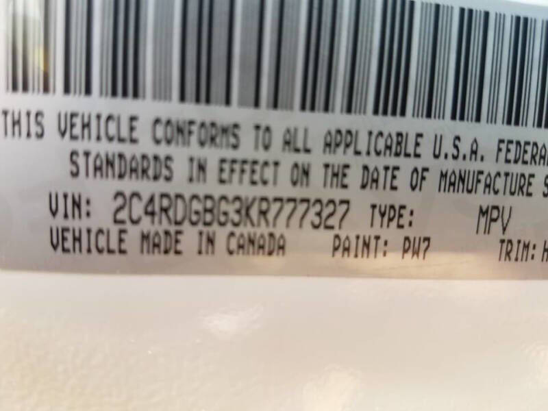 2019 Dodge Grand Caravan SE