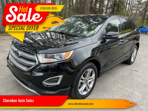 2018 Ford Edge for sale at Cherokee Auto Sales in Acworth GA