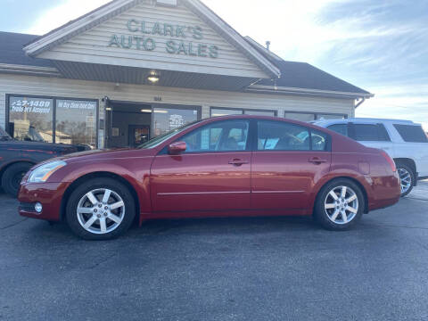 2004 Nissan Maxima for sale at Clarks Auto Sales in Middletown OH