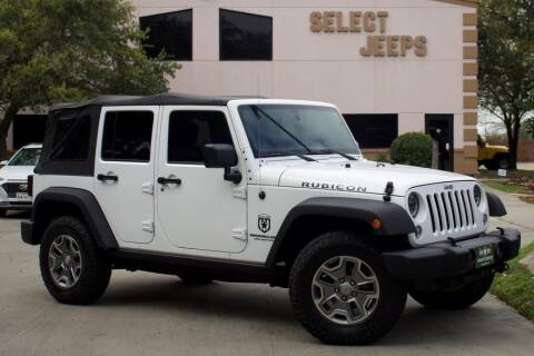 2014 Jeep Wrangler Unlimited for sale at SELECT JEEPS INC in League City TX