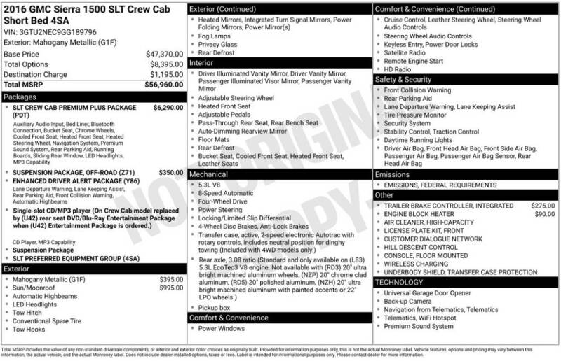 2016 GMC Sierra 1500