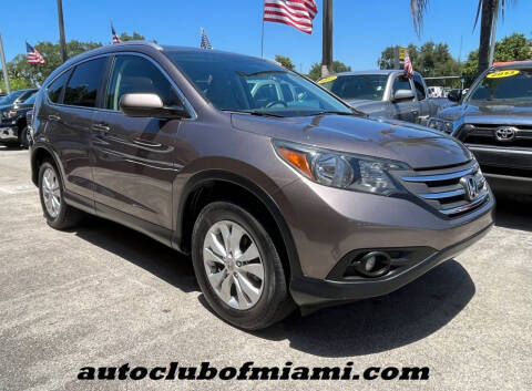 2013 Honda CR-V for sale at AUTO CLUB OF MIAMI, INC in Miami FL