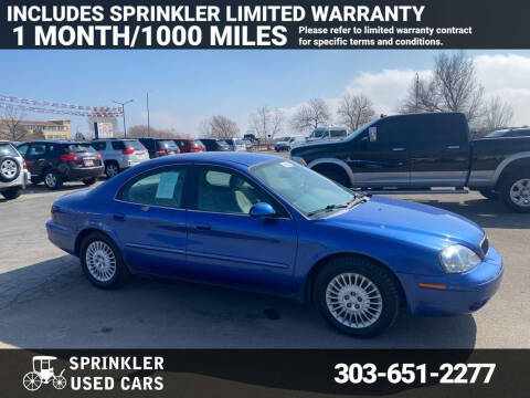 2003 Mercury Sable for sale at Sprinkler Used Cars in Longmont CO