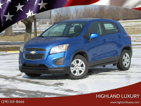2015 Chevrolet Trax for sale at Highland Luxury in Highland IN