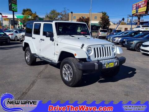 2014 Jeep Wrangler Unlimited for sale at New Wave Auto Brokers & Sales in Denver CO