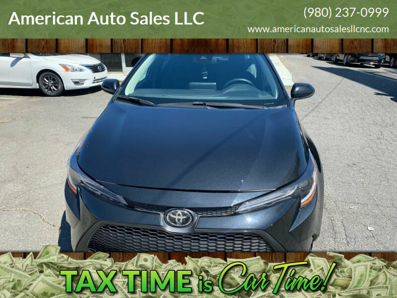 2022 Toyota Corolla for sale at American Auto Sales LLC in Charlotte NC