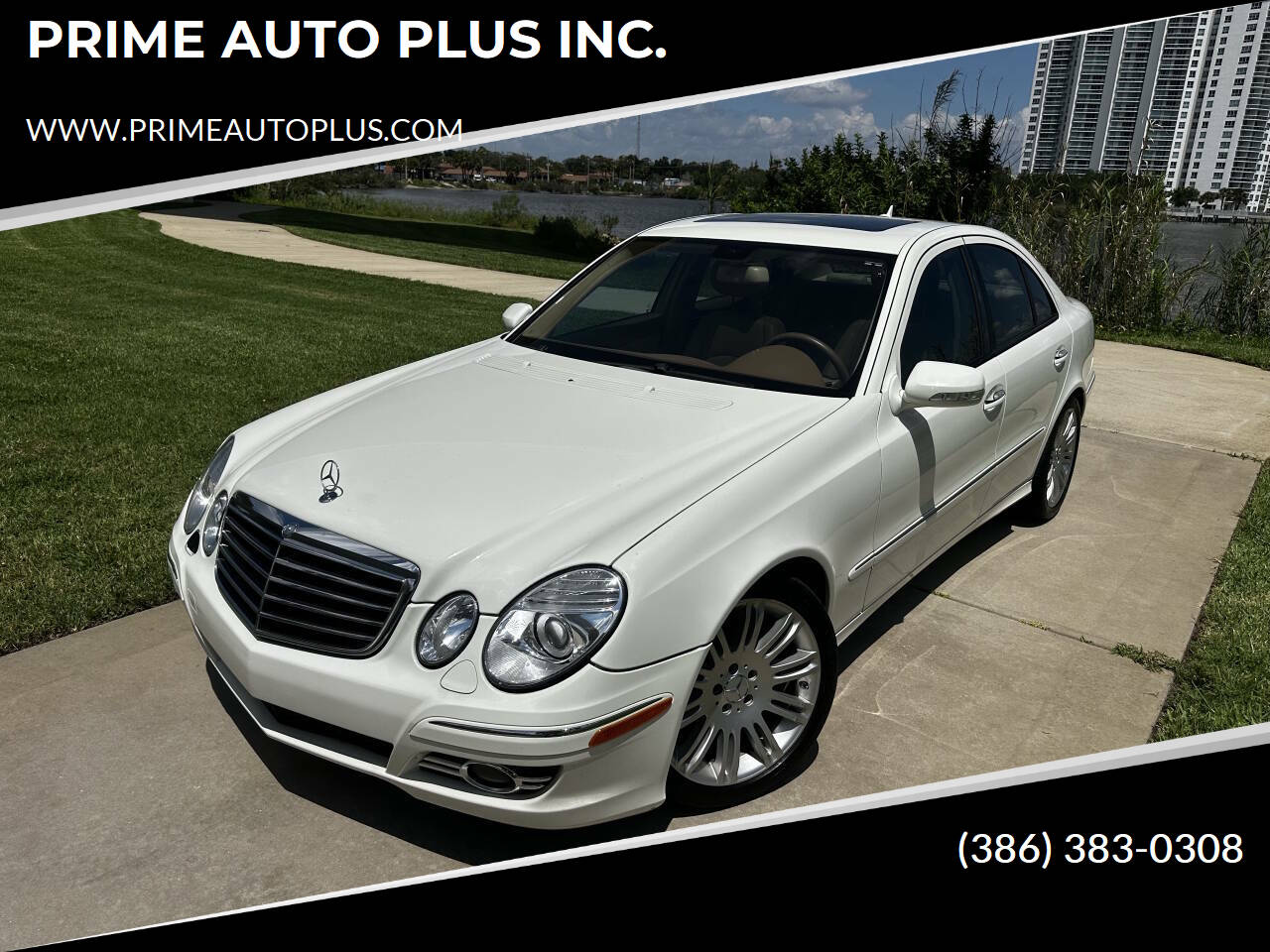 White 2008 Mercedes-Benz E-Class E 350 E 350 4dr Sedan 1