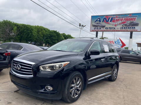 2014 Infiniti QX60 for sale at ANF AUTO FINANCE in Houston TX