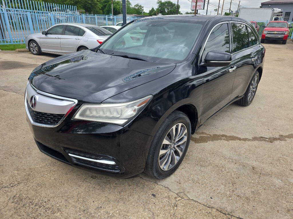 Black 2015 Acura MDX w/Tech 4dr SUV w/Technology Package 1