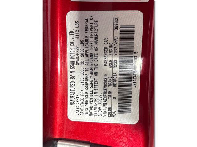 2019 Nissan 370Z Roadster Sport Touring