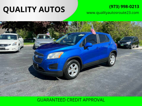 2015 Chevrolet Trax for sale at QUALITY AUTOS in Hamburg NJ