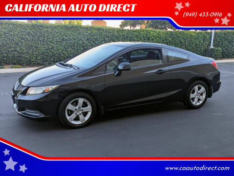 2013 Honda Civic for sale at CALIFORNIA AUTO DIRECT in Costa Mesa CA