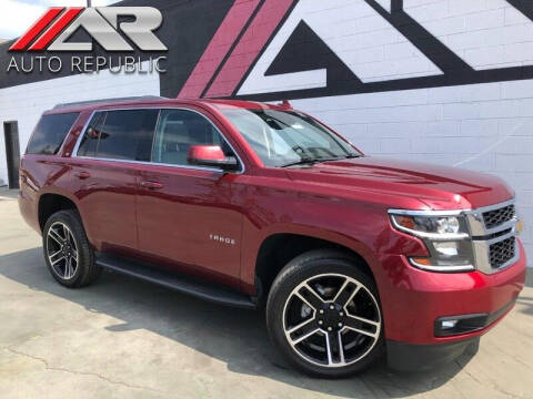 2017 Chevrolet Tahoe for sale at Auto Republic Fullerton in Fullerton CA
