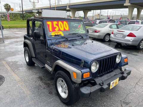 2005 Jeep Wrangler for sale at Texas 1 Auto Finance in Kemah TX