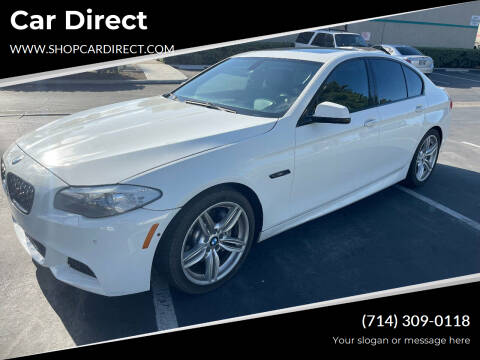 2013 BMW 5 Series for sale at Car Direct in Orange CA