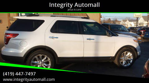 2012 Ford Explorer for sale at Integrity Automall in Tiffin OH