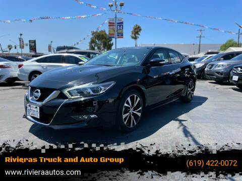 2018 Nissan Maxima for sale at Rivieras Truck and Auto Group in Chula Vista CA