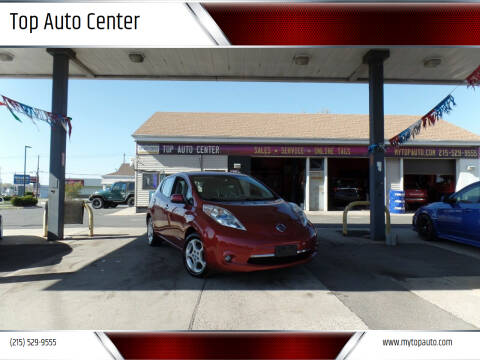 2012 Nissan LEAF for sale at Top Auto Center in Quakertown PA