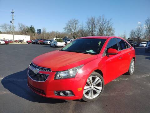 2014 Chevrolet Cruze for sale at Cruisin' Auto Sales in Madison IN